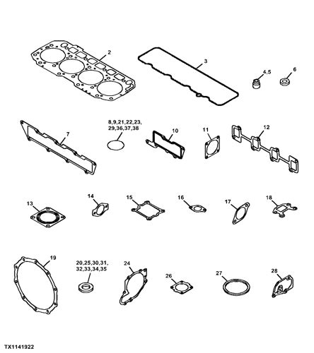 john deere skid steer gasket from china manufacturer|john deere replacement parts.